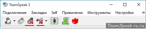 Управление звуком в TeamSpeak 3 Управление звуком в TeamSpeak 3