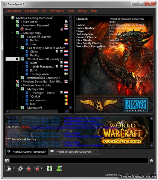 Тема World of Warcraft: Cataclysm 1.0